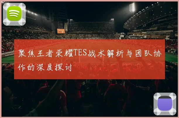聚焦王者荣耀TES战术解析与团队协作的深度探讨