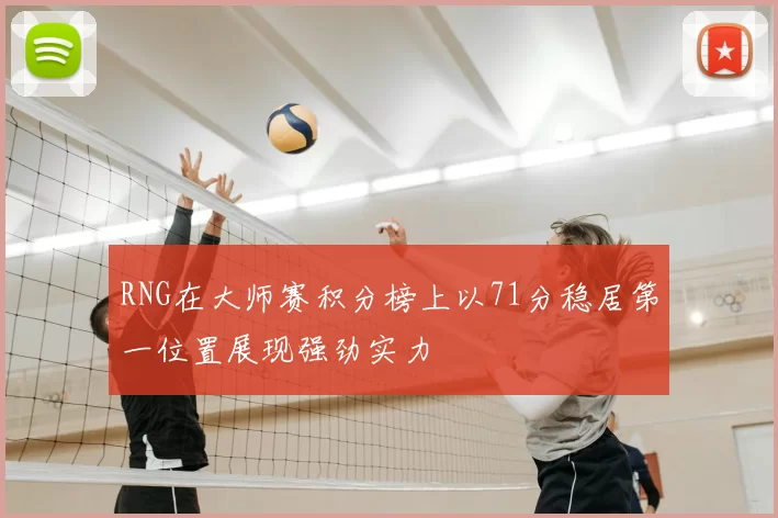 RNG在大师赛积分榜上以71分稳居第一位置展现强劲实力